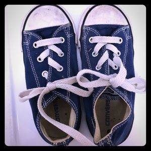 Blue boys Converse